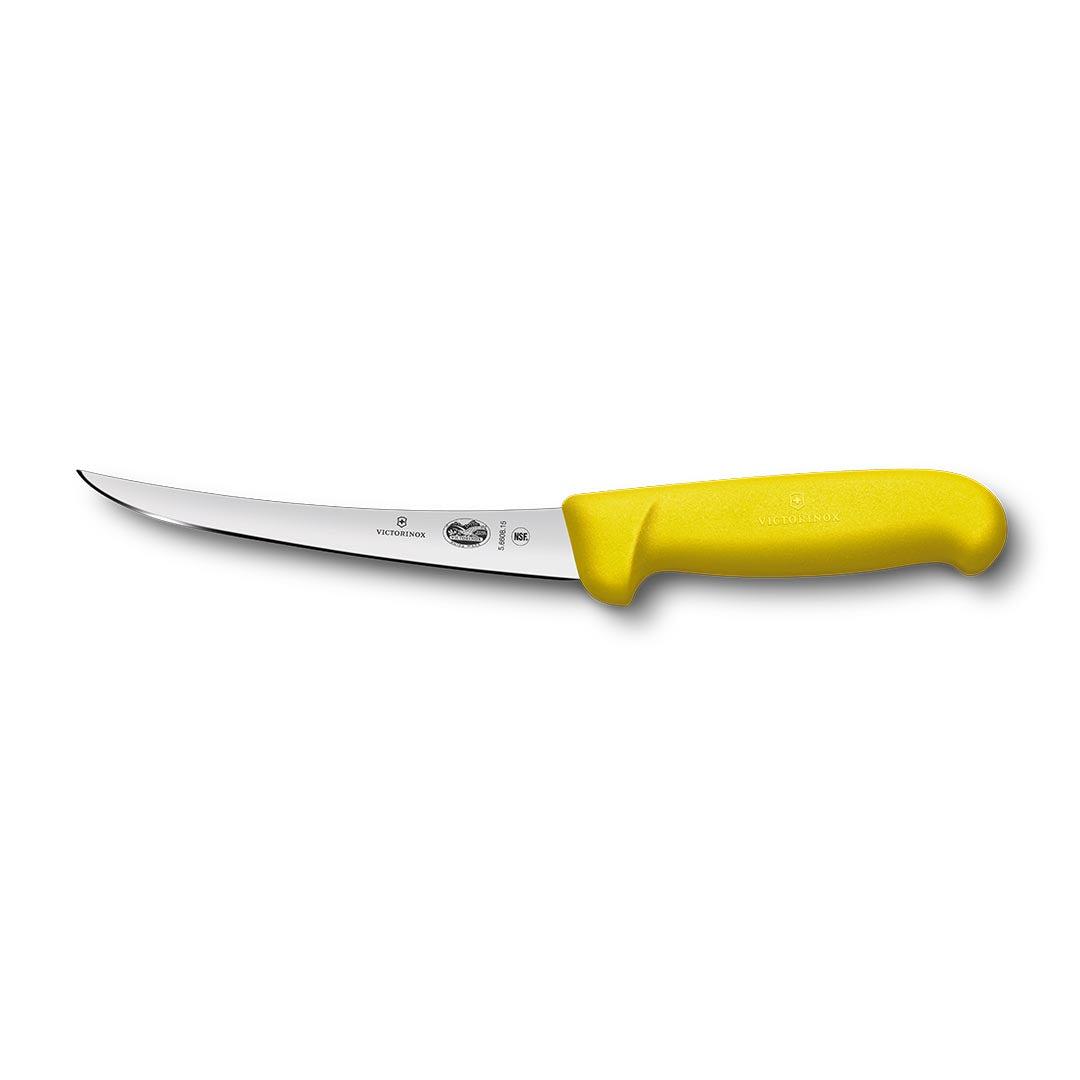 Victorinox 6" Vic Narrow Curved Semi-Flexible Boning Knife - Yellow – butchers' knives