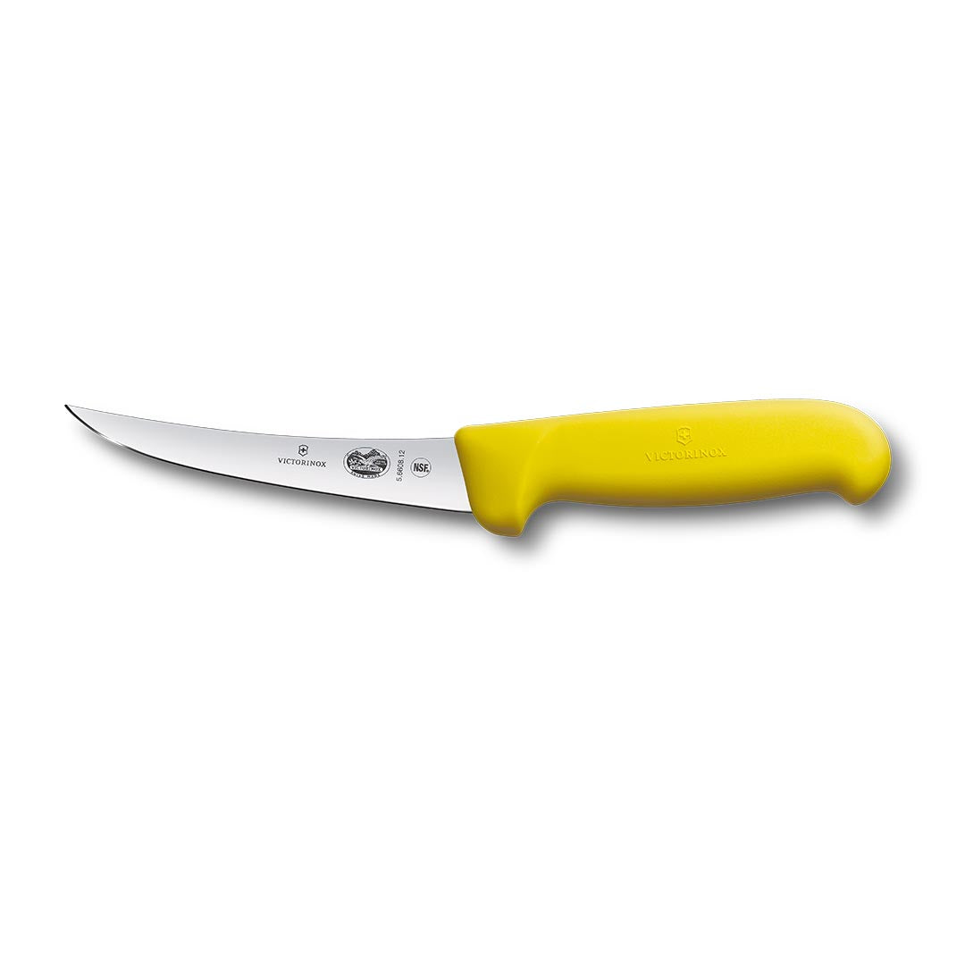 Victorinox 5" Vic Narrow Curved Semi-Flexible Boning Knife - Yellow – butchers' knives