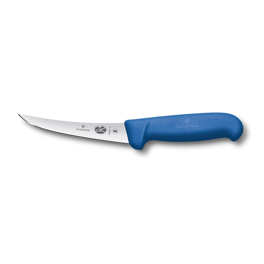 Victorinox 5" Vic Narrow Curved Semi-Flexible Boning Knife - Blue – butchers' knives