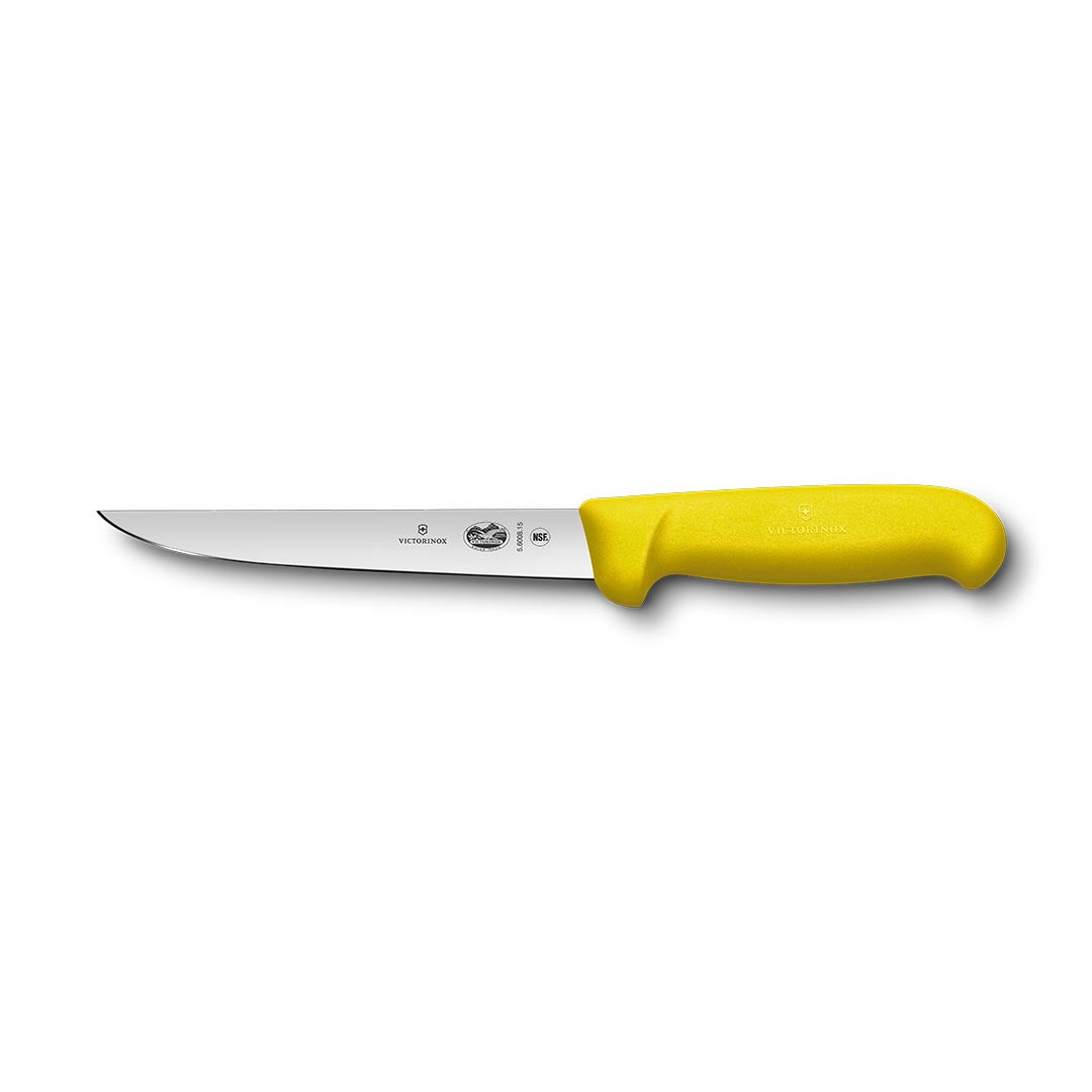 Victorinox 6" Vic Wide Straight Stiff Boning Knife - Yellow – butchers' knives