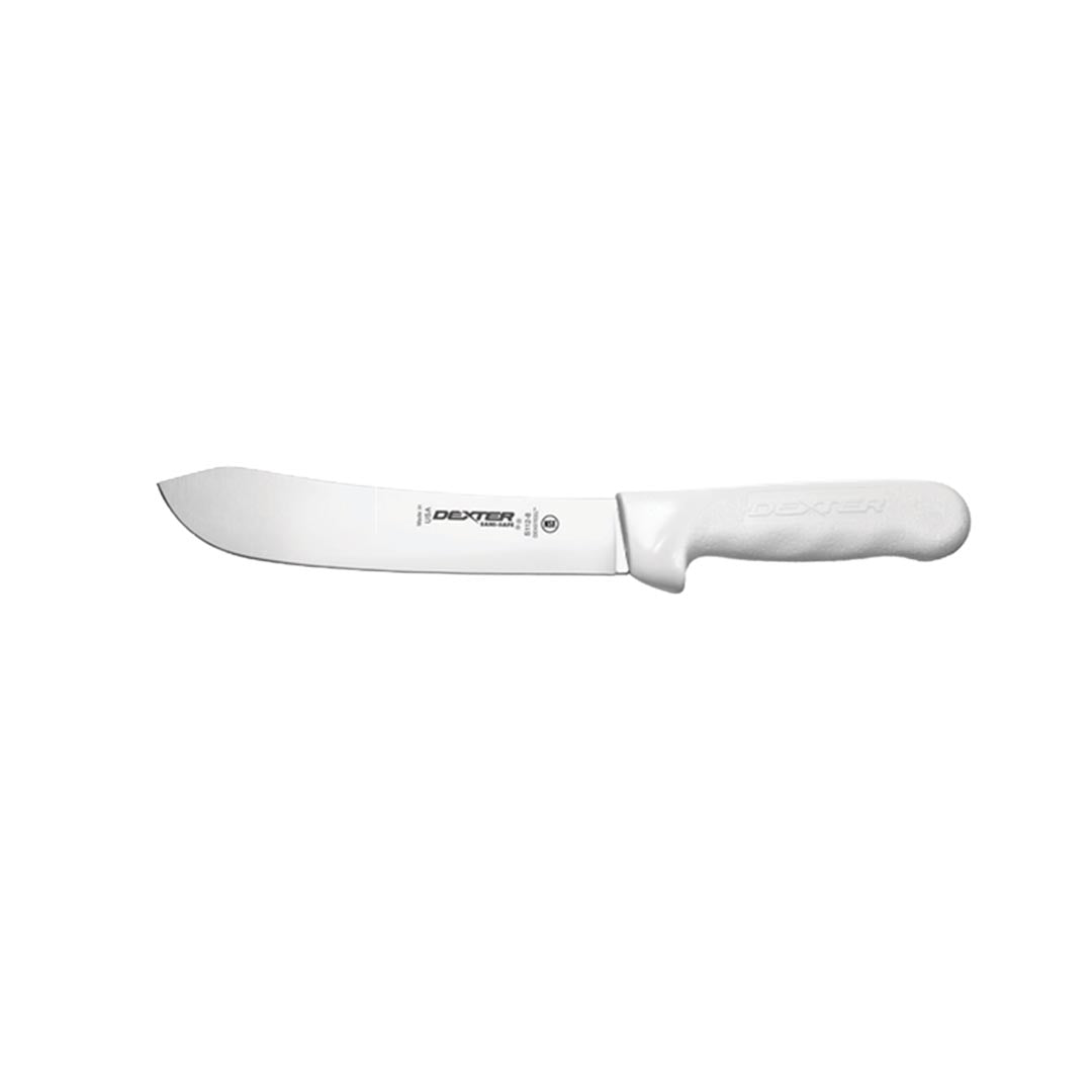 Dexter Russell 12" Right-Hand Wide Tip Straight Butcher / Steak Knife - White – butchers' knives