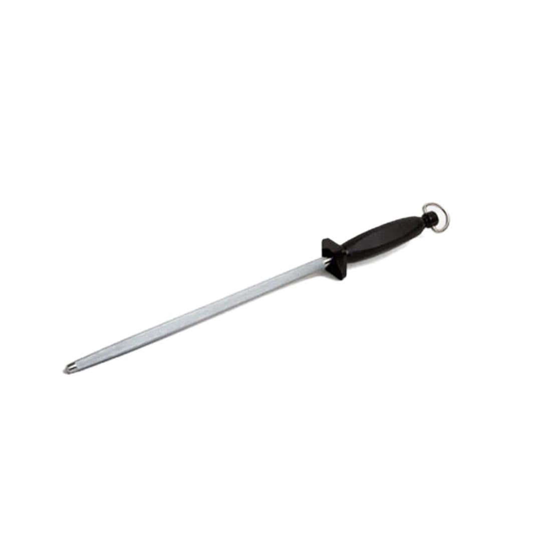 Dick 14" Dick Regular Cut Round Sharpening Steel - Black – sharpening steels