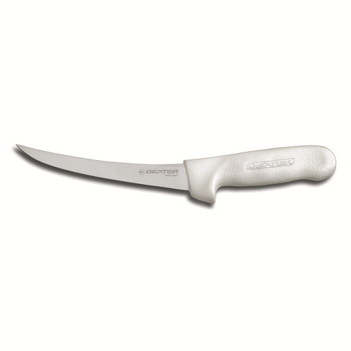 6" Dexter Narrow Curved Stiff Boning Knife - White