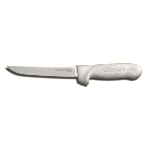 6" Dexter Wide Straight Stiff Boning Knife - White
