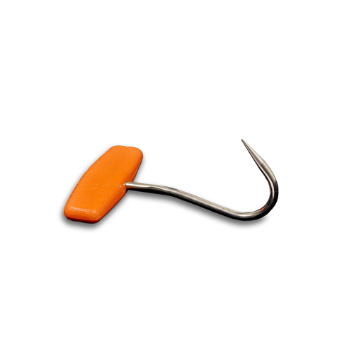 4" Dexter Boning Hook - Orange Flat Handle