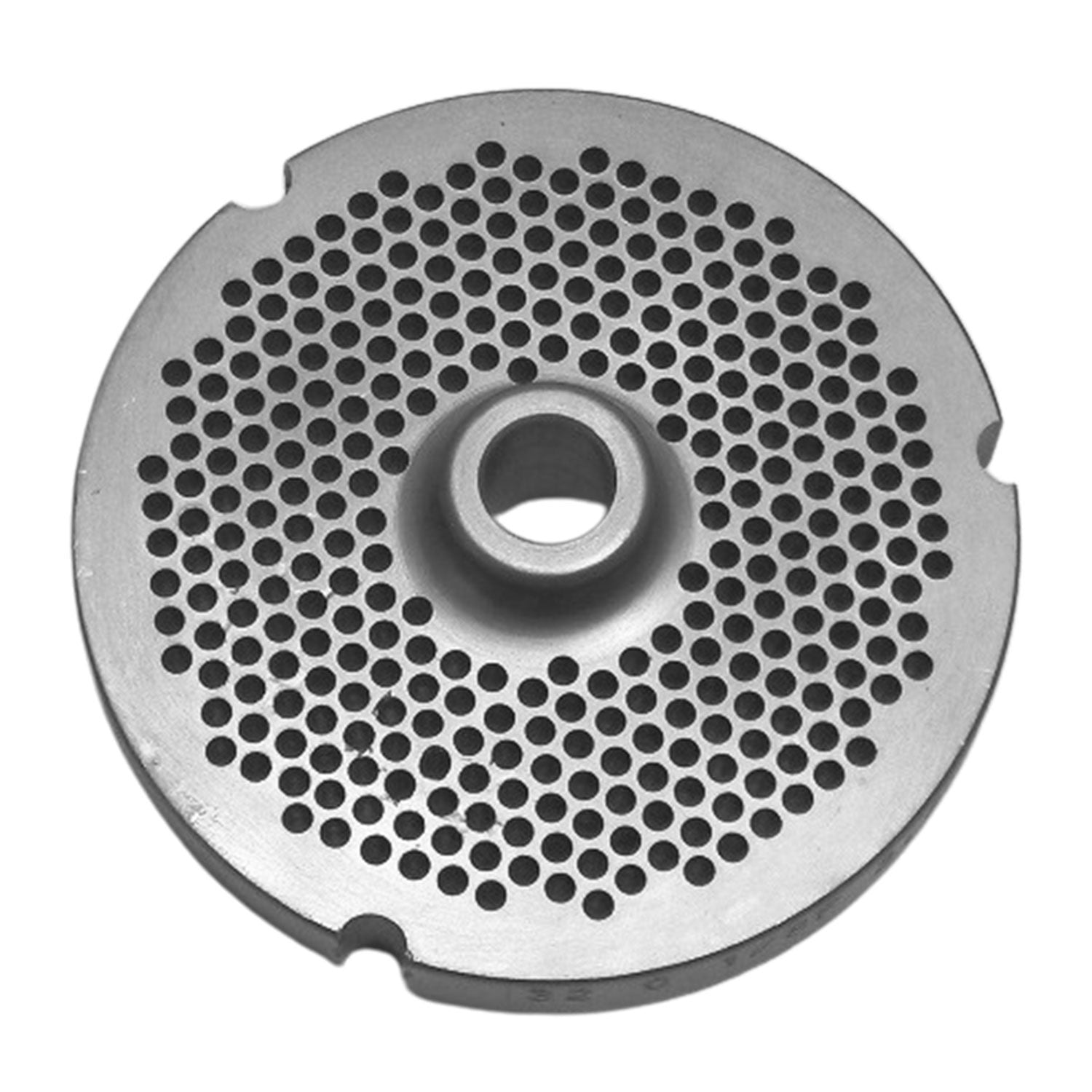 Size 32 PM Hubbed Meat Mincer Plate, 1/8" (3,5mm) Holes