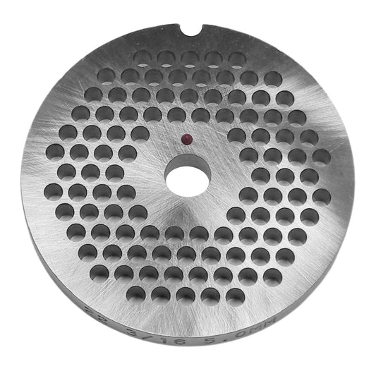 Size 22 DC Reversible Meat Mincer Plate, 3/16" (5,0mm) Holes