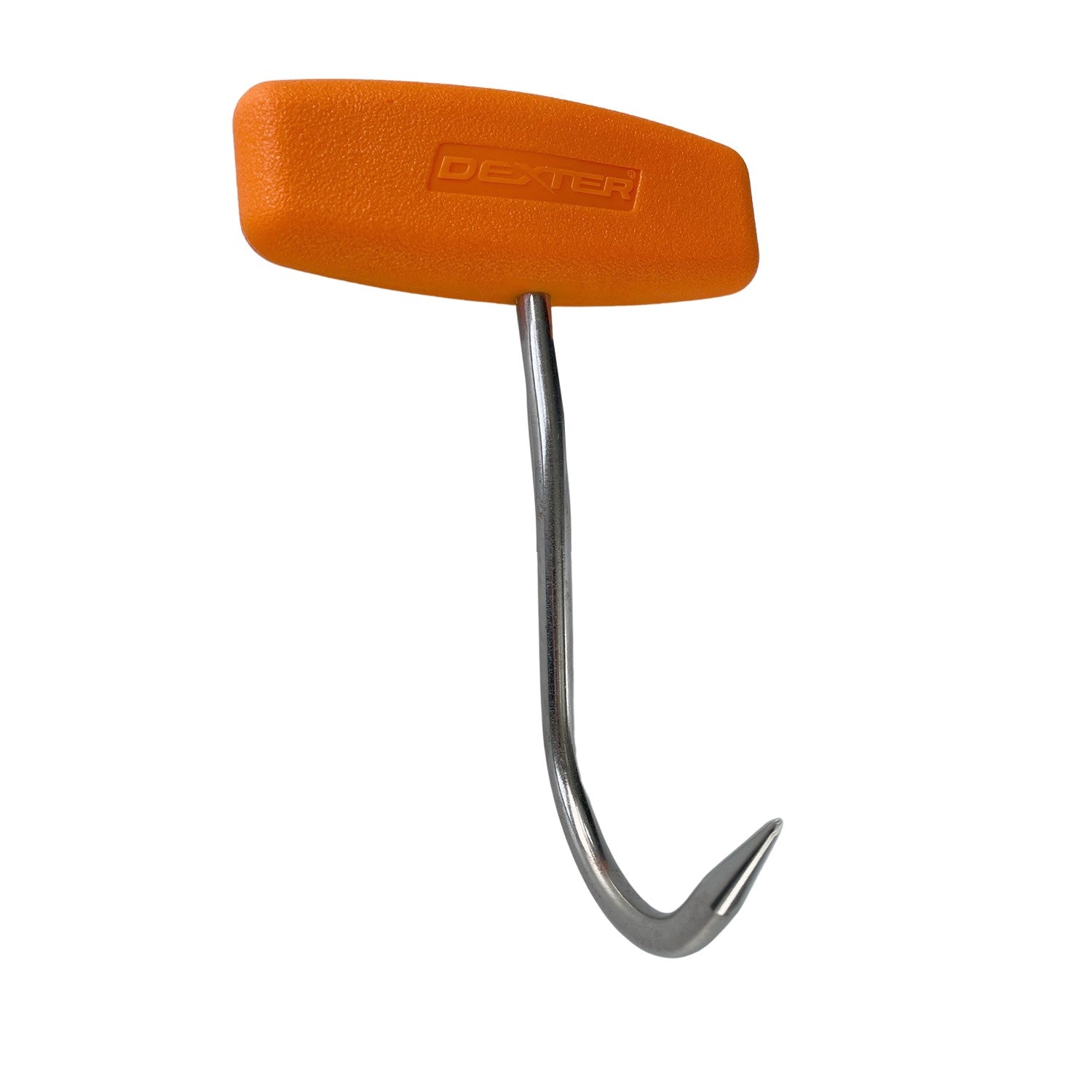 Dexter Russell 3 3/8” X 13/64″ Diameter Right-Hand Boning Hook Flat Handle - Orange – hook